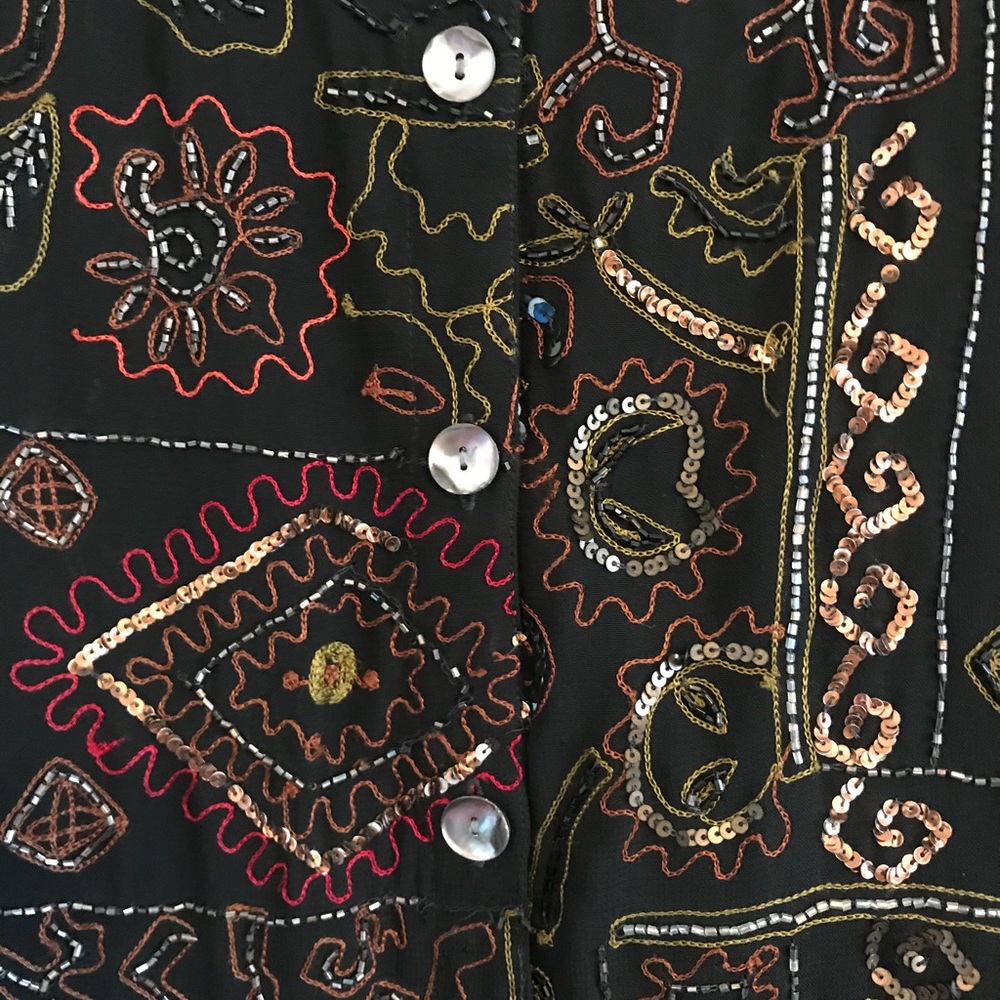 Chico’s Beaded Blazer - Picture 4 of 7